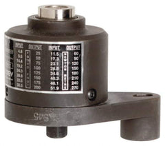 Proto - 1/2" Output Drive, 200 Ft/Lb Max Output, Air Drive Converter for Torque Wrench Multipliers - 5.2:1 Gear Ratio, 5.2 :1 Effective Multiplier Ratio, 3.1" Head Thickness - Industrial Tool & Supply