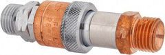 Value Collection - 9/16" Thread, RH Oxygen & LH Fuel Pair Hose to Hose Quick Connector - 3/8" ID, 9/16 NPTF - Industrial Tool & Supply
