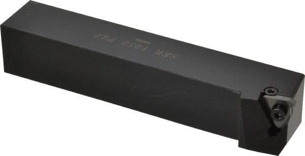 Hertel - External Thread, Right Hand Cut, 1-1/4" Shank Width x 1-1/4" Shank Height Indexable Threading Toolholder - 7" OAL, 22ER Insert Compatibility, HSE Toolholder, Series HSER - Industrial Tool & Supply