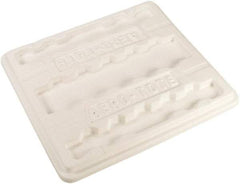 Remco - White Polyethylene Lid for Aero Tote - 37-1/4" Wide x 41-1/4" Long - Industrial Tool & Supply