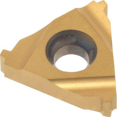 Hertel - 16ER Internal Right Hand 12 Stub Acme Laydown Threading Insert - Grade HG330TR, TiC/TiN Coated Carbide - Industrial Tool & Supply