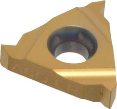 Hertel - 16ER External Right Hand 48-16 Partial Profile 60° Laydown Threading Insert - Grade HG330TR, TiC/TiN Coated Carbide - Industrial Tool & Supply