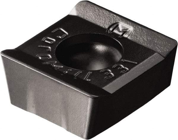 Sandvik Coromant - N331.1A115008 KM Grade 3040 Carbide Milling Insert - TiCN/Al2O3 Finish, 4.95mm Thick, 0.8mm Corner Radius - Industrial Tool & Supply