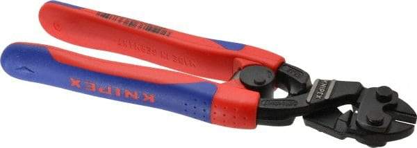 Knipex - 8" OAL, Bolt Cutter - 18mm Jaw Length x 33mm Jaw Width, Standard Head, Ergo Dual Component Handle - Industrial Tool & Supply