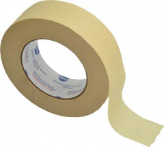 Intertape - 1-1/2" Wide x 60 Yd Long Tan Paper Masking Tape - Series 519, 6 mil Thick, 23 In/Lb Tensile Strength - Industrial Tool & Supply