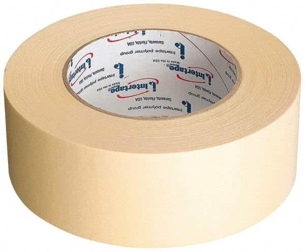 Intertape - 3" Wide x 60 Yd Long Tan Paper Masking Tape - Series 513, 5 mil Thick, 19 In/Lb Tensile Strength - Industrial Tool & Supply