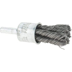 Osborn - 1/2" Brush Diam, Knotted, End Brush - 22,000 Max RPM - Industrial Tool & Supply