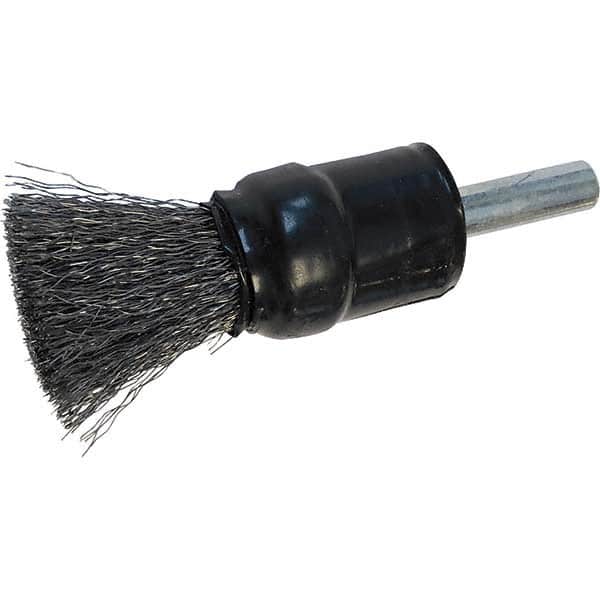 Osborn - 1/2" Diam Steel Bridled Crimped End Brush - Industrial Tool & Supply