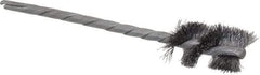 Osborn - 1" Long x 9/16" Diam Steel Internal Spiral Brush - Single Spiral, 3-1/2" OAL, 0.005" Wire Diam, 1/8" Shank Diam - Industrial Tool & Supply