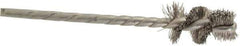 Osborn - 1/2" Diam Helical Stainless Steel Tube Brush - 0.008" Filament Diam, 1" Brush Length, 3-1/2" OAL, 1/8" Diam Shank - Industrial Tool & Supply