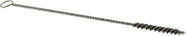 Osborn - 3/16" Diam Helical Steel Tube Brush - Single Spiral, 0.004" Filament Diam, 1-1/2" Brush Length, 7" OAL, 0.094" Diam Shank - Industrial Tool & Supply