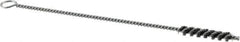 Osborn - 1/4" Diam Helical Steel Tube Brush - Single Spiral, 0.006" Filament Diam, 1-1/2" Brush Length, 7" OAL, 0.115" Diam Shank - Industrial Tool & Supply