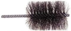 Osborn - 2" Long x 1/2" Diam Steel Tube Spiral Brush - 5" OAL, 0.006" Wire Diam, 0.187" Shank Diam - Industrial Tool & Supply