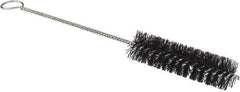 Osborn - 3/4" Diam Helical Nylon Tube Brush - 0.012" Filament Diam, 3" Brush Length, 8-3/4" OAL, 1/8" Diam Shank - Industrial Tool & Supply