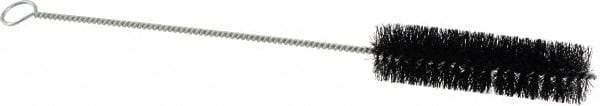 Osborn - 1-1/4" Diam Helical Nylon Tube Brush - 0.01" Filament Diam, 5" Brush Length, 15-1/2" OAL, 3/16" Diam Shank - Industrial Tool & Supply