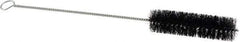 Osborn - 1-1/4" Diam Helical Nylon Tube Brush - 0.01" Filament Diam, 5" Brush Length, 15-1/2" OAL, 3/16" Diam Shank - Industrial Tool & Supply