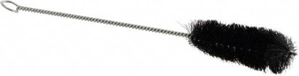 Osborn - 2" Diam Helical Nylon Tube Brush - 0.01" Filament Diam, 5" Brush Length, 15-1/2" OAL, 1/4" Diam Shank - Industrial Tool & Supply