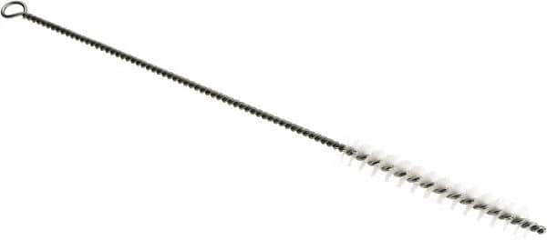 Osborn - Nylon Tube Brush - 0.01" Filament Diam, 11-1/2" OAL, 1/8" Diam Shank - Industrial Tool & Supply