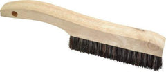 Osborn - 4 Rows x 18 Columns Tampico Plater's Brush - 5-1/4" Brush Length, 10" OAL, 1" Trim Length, Wood Shoe Handle - Industrial Tool & Supply