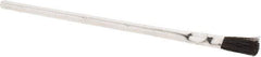 Osborn - 11/16" Long Horsehair Acid Brush - 6" Overall Length, Tin Handle - Exact Industrial Supply