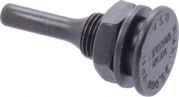 Osborn - 1/4" Arbor Hole to 1/4" Shank Diam Drive Arbor - For Small Diam Wheel Brushes - Industrial Tool & Supply