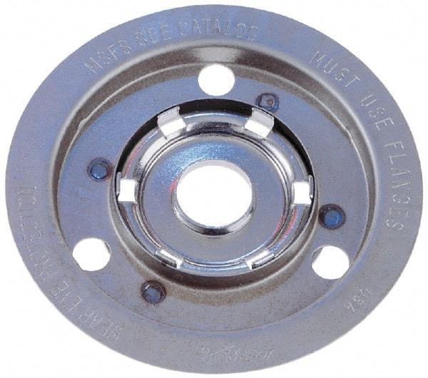 Osborn - 4-1/4" to 1" Wire Wheel Adapter - Metal Adapter - Industrial Tool & Supply