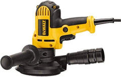 DeWALT - 5" Max Disc, 3,700 RPM, Electric Handheld Disc Sander - 120 Volts, Includes Wrench, 5" H&L Pad & Dust Shroud - Industrial Tool & Supply