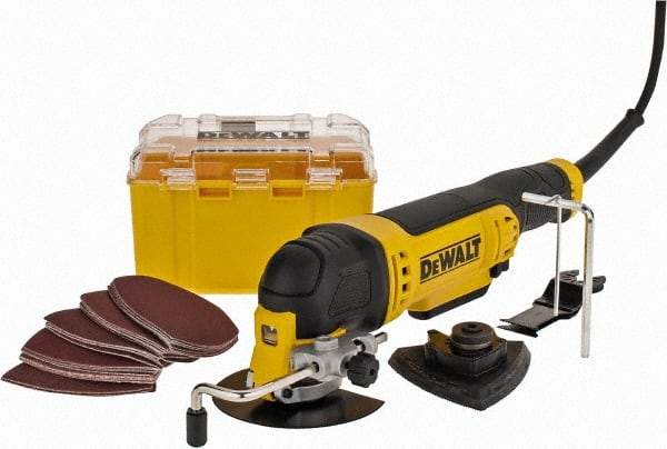 DeWALT - 120 Volt, Electric Multi Tool Kit - 22,000 RPM, 3 Amps - Industrial Tool & Supply