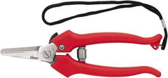 Clauss - 3" LOC, 9-15/32" OAL Scissors - Steel Handle, For Paper, Fabric - Industrial Tool & Supply