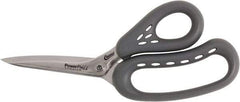 Clauss - 6" LOC, 9" OAL Titanium Shears - Plastic Handle, For Paper, Fabric - Industrial Tool & Supply