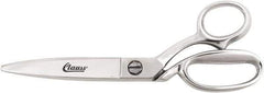 Clauss - 6" LOC, 10" OAL Dubbed Trimmers - Steel Handle, For Paper, Fabric - Industrial Tool & Supply