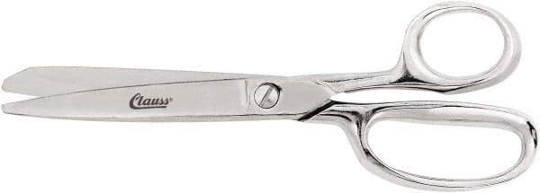 Clauss - 5" LOC, 8" OAL Trimmers - Steel Handle, For Paper, Fabric - Industrial Tool & Supply