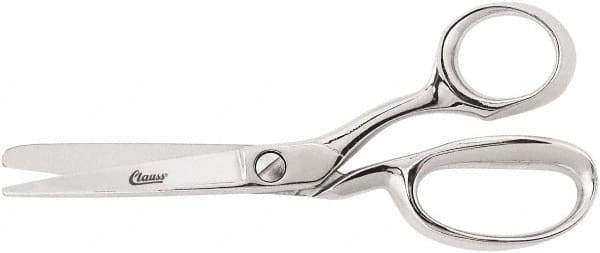 Clauss - 3" LOC, 6" OAL Dubbed Trimmers - Steel Handle, For Paper, Fabric - Industrial Tool & Supply