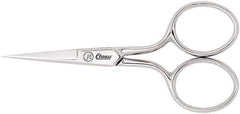 Clauss - 1" LOC, 3-1/2" OAL Scissors - Steel Handle, For Paper, Fabric - Industrial Tool & Supply