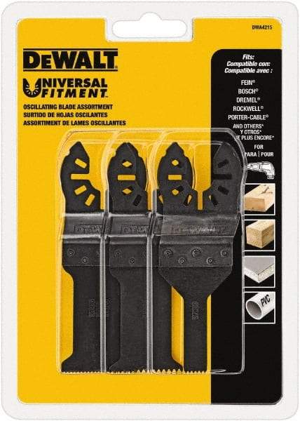 DeWALT - Oscilating Rotary Tool Accessory Kit - UNIVERSAL FITMENT, For Use on All Major Brands (no Adapter Required) - Industrial Tool & Supply