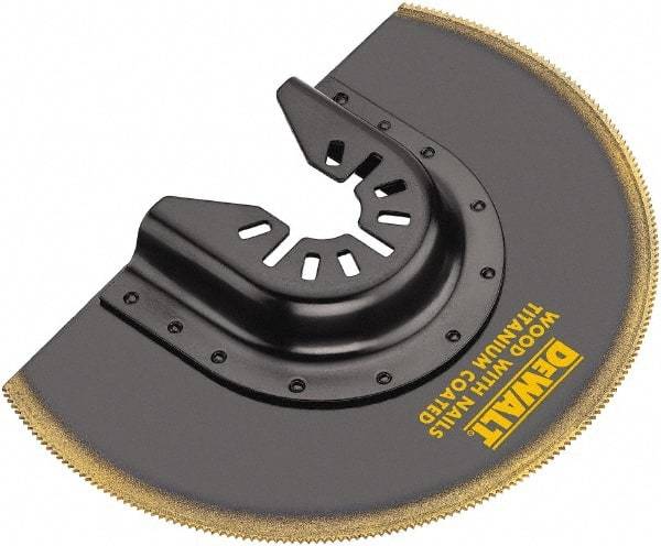 DeWALT - Titanium Head Rotary & Multi-Tool Flush Cutting Blade - Universal Fitment for Use on All Major Brands (No Adapter Required) - Industrial Tool & Supply