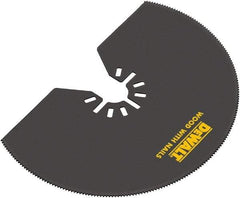 DeWALT - Semicircle Rotary Tool Blade - UNIVERSAL FITMENT, For Use on All Major Brands (no Adapter Required) - Industrial Tool & Supply