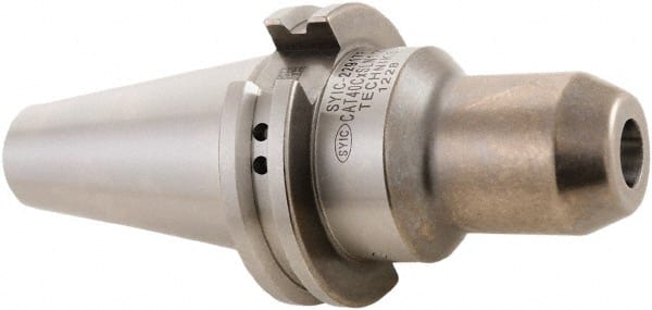 Techniks - CAT40 Taper Shank 1-1/4" Hole End Mill Holder/Adapter - Industrial Tool & Supply