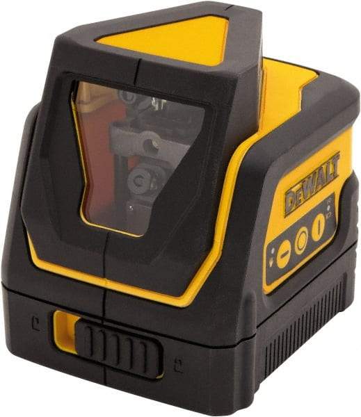 DeWALT - 2 Beam 165' Max Range Line Laser Level - Red Beam, 3/32" Accuracy, Battery Included - Industrial Tool & Supply