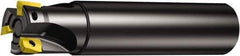 Sandvik Coromant - 32mm Cut Diam, 10mm Max Depth of Cut, 32mm Shank Diam, 130mm OAL, Indexable Square Shoulder End Mill - Multiple Insert Styles, Cylindrical Shank, 90° Lead Angle, Through Coolant, Series CoroMill 390 - Industrial Tool & Supply