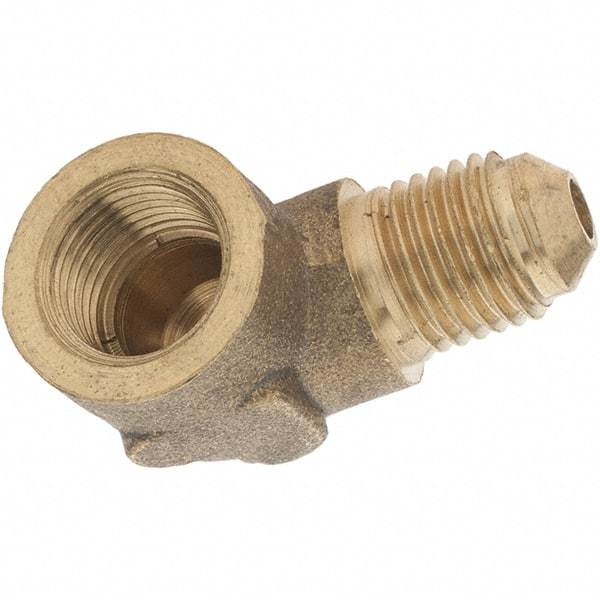 Value Collection - Brass & Chrome Pipe Fittings Type: Elbow Fitting Size: 3/16 x 1/8 - Industrial Tool & Supply
