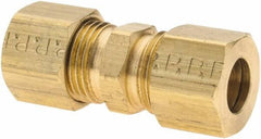 Parker - 5/16" OD, Brass Union - 300 Max Working psi, Comp x Comp Ends - Industrial Tool & Supply