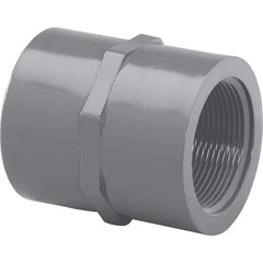 Value Collection - 1-1/2" PVC Plastic Pipe Female Adapter - Slip x FIPT End Connections - Industrial Tool & Supply