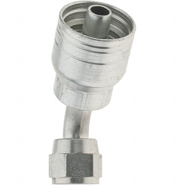 Value Collection - 9/16-18 JIC Steel Hydraulic Hose Female 37° Swivel Elbow - -6 Hose Size, 3/8" Hose Diam, Series TTC - Industrial Tool & Supply