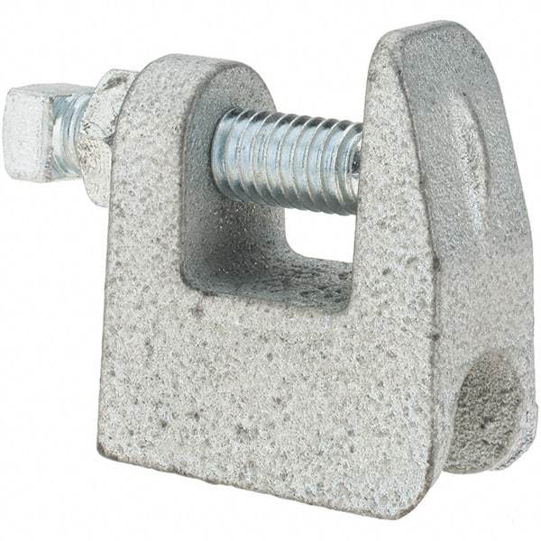Value Collection - 3/8" Rod Pipe Support Junior C-Clamp - 250 Lb. Capacity - Industrial Tool & Supply