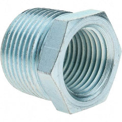 Value Collection - Class 150, 3/4 x 1/2" Galvanized Pipe Hex Bushing - Threaded, Malleable Iron - Industrial Tool & Supply