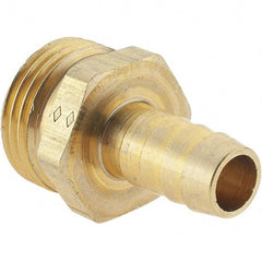 Value Collection - 3/4 x 1/2 Garden Hose Adapter - Brass, Hose Barb Connector - Industrial Tool & Supply