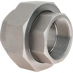 Value Collection - Size 2", Class 3,000, Forged Carbon Steel Black Pipe Union - NPT End Connection - Industrial Tool & Supply