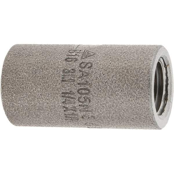 Value Collection - Size 1/4 x 1/8", Steel Black Pipe Reducing Coupling - 3,000 psi, Threaded (NPT) End Connection - Industrial Tool & Supply