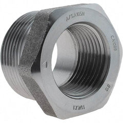 Value Collection - Size 1-1/4 x 1", Class 3,000, Forged Carbon Steel Black Pipe Bushing - NPT End Connection - Industrial Tool & Supply